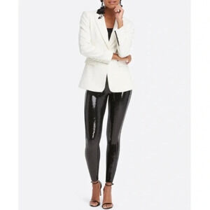 SPANX Faux Leather Sequin High Waisted Leggings